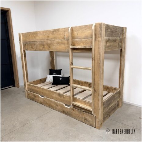 Stapelbed Lucas van steigerhout Stapelbed Lucas van steigerhout