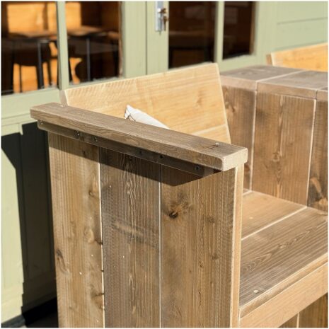 Steigerhout Tete a tete tuinbank