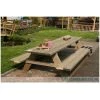 Steigerhouten picknicktafel