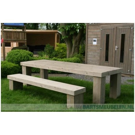 Steigerhouten tafel Vincent