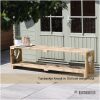Tuinbankje Anouk in old look steigerhout