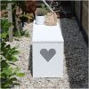 Tuinbankje Anouk wit van steigerhout
