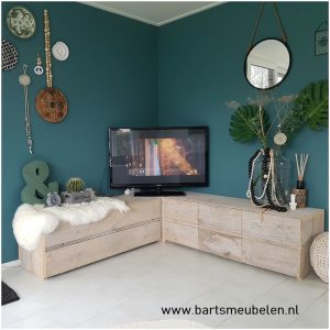 Super Steigerhouten tv-meubel in iedere gewenste afmeting - Bartsmeubelen BQ-44
