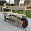 steigerhouten kruiwagenbank