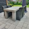 tuintafel steigerhout met keramische tegels guus