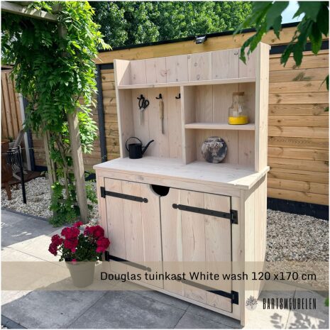 Douglas tuinkast White wash 120 x170 cm