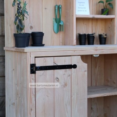 Douglas tuinkast zwarte details