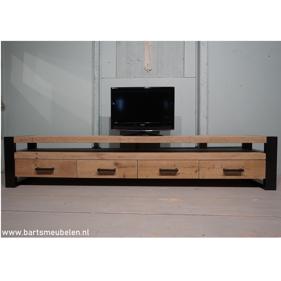 tv-meubel-vintage-eikenhout-en-staal-glenn.1