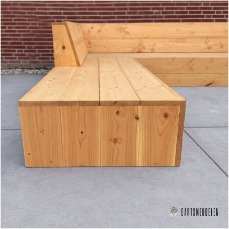 Lounge hoekbank tuin Douglas hout Koen