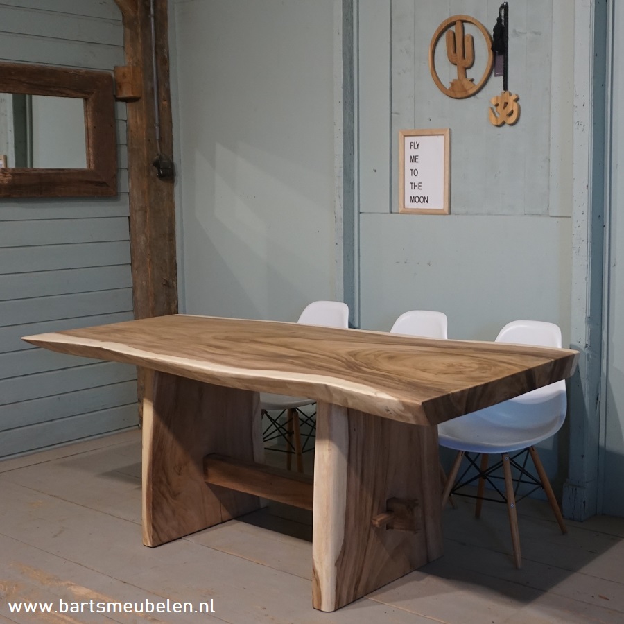 Suar boomblad houten onderstel 1 Suar boomblad houten onderstel 1