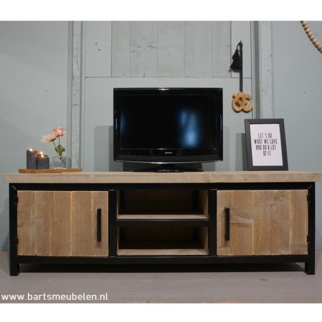 tv-meubel-steigerhout-en-staal-1.1