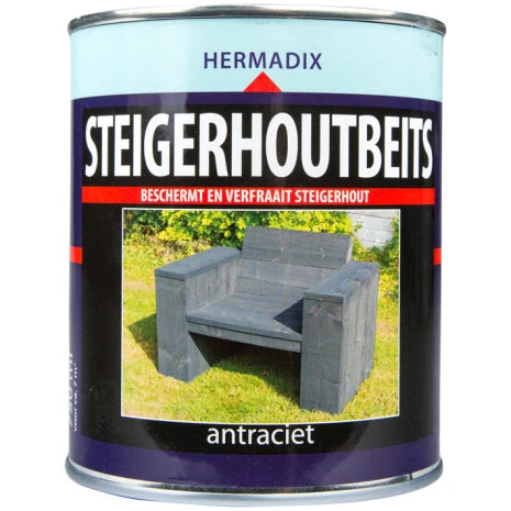 Hermadix steigerhoutbeits-antraciet-750ml