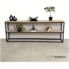 eiken en staal sidetable Jort