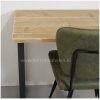 industieel bureau dean met steigerhout blad - details