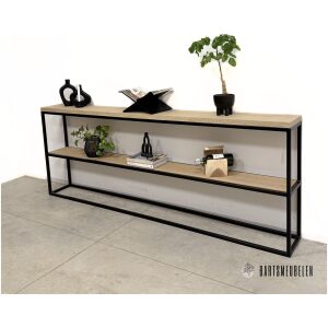 sidetable eiken en staal Jort