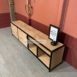 tv meubel kenji van eikenhout met stalen frame