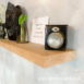 afbeelding close-up wandplank zwevend eiken