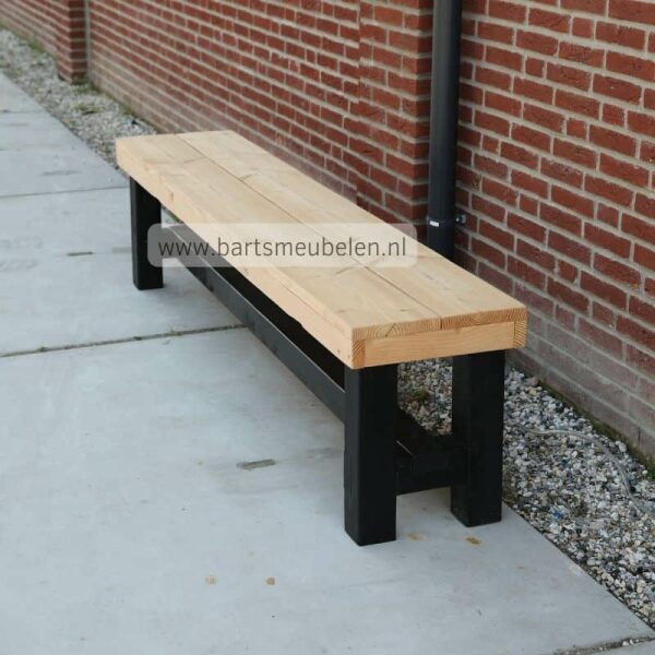 tuinbankje-vigo-douglas-zwart-onderstel