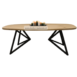 ovalen eettafel deens met logo