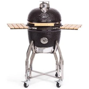 kamado medium yakiniku met onderstel en zijtafels