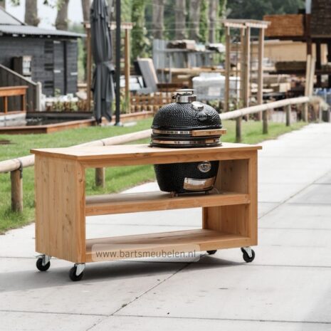 buitenkeuken hout douglas open model
