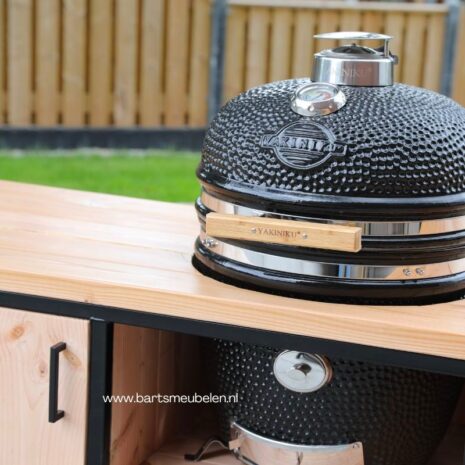 buitenkeuken industrieel douglas zwart frame