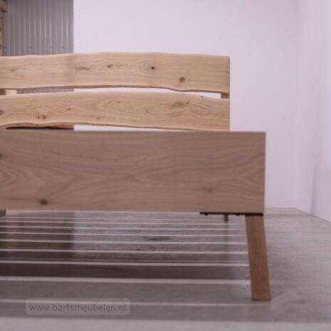 detail foto houten bed