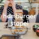 hamburgerstapel grillschaal