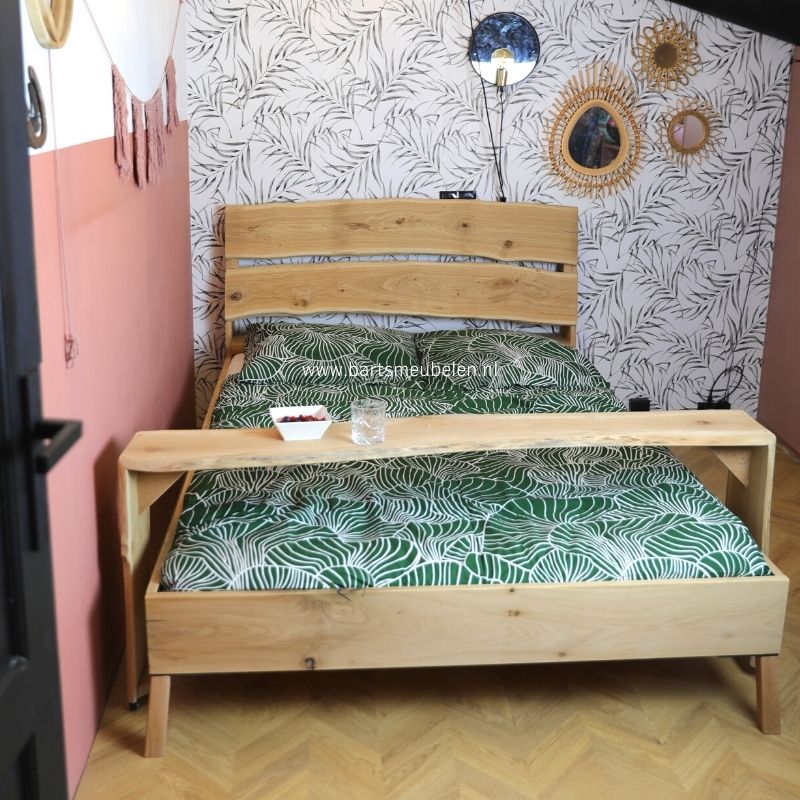 Houten bed, of tweepersoonsbed?