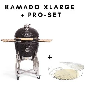 kamado xlarge met tafels en pro set