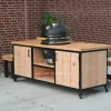 bbq tafel douglas stalen frame buitenkeuken