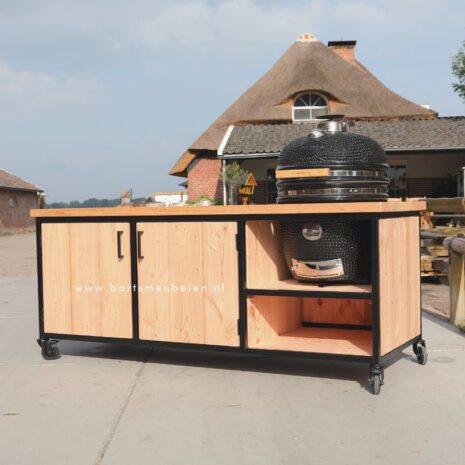 stalen bbq tafel douglas opbergruimte