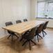 boomstamtafel met eetkamestoel label51 jace - antraciet