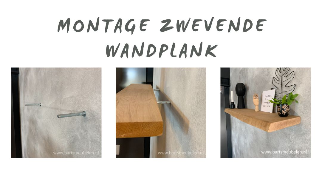 HOMCOM Zwevende planken, wandmontage, in elkaar grijpende kubusplanken