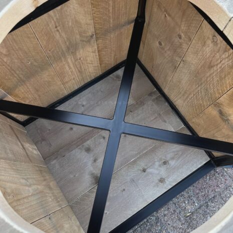 Steigerhouten buitenkeuken Seff - Kamado Rechts