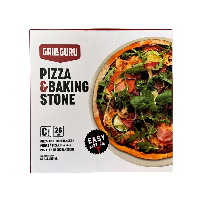 zakdoek account inkt Grill Guru Pizza Steen Compact voor pizza's van de kamado