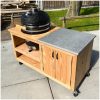 Kamado tafel douglas 150×70 + kamado large Yakiniku - gemonteerd als set