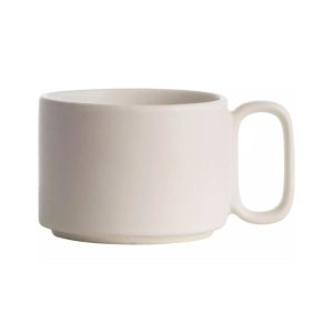 Gusta mok oor Ø8,2X6cm wit