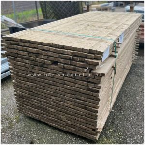 Steigerhouten plank smal 30x62mm, 250cm lang old-look