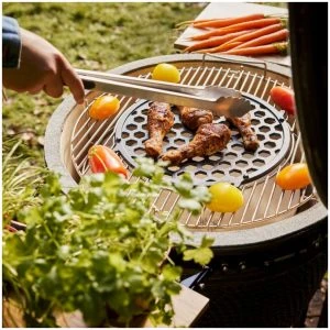 grill guru flip grid rooster met gietijzeren burning grate