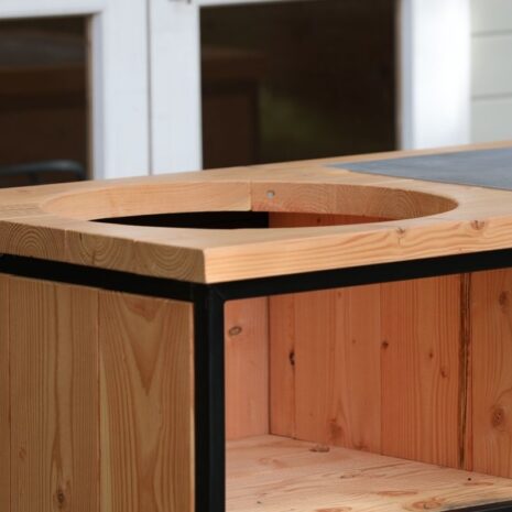 douglas buitenkeuken antwerpen industrieel - met detailfoto van uitsparing