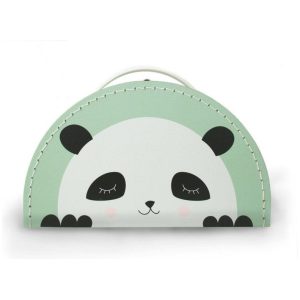 Kinderkoffertje Panda Mint- O'that