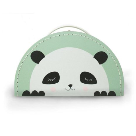 Kinderkoffertje Panda Mint- O'that