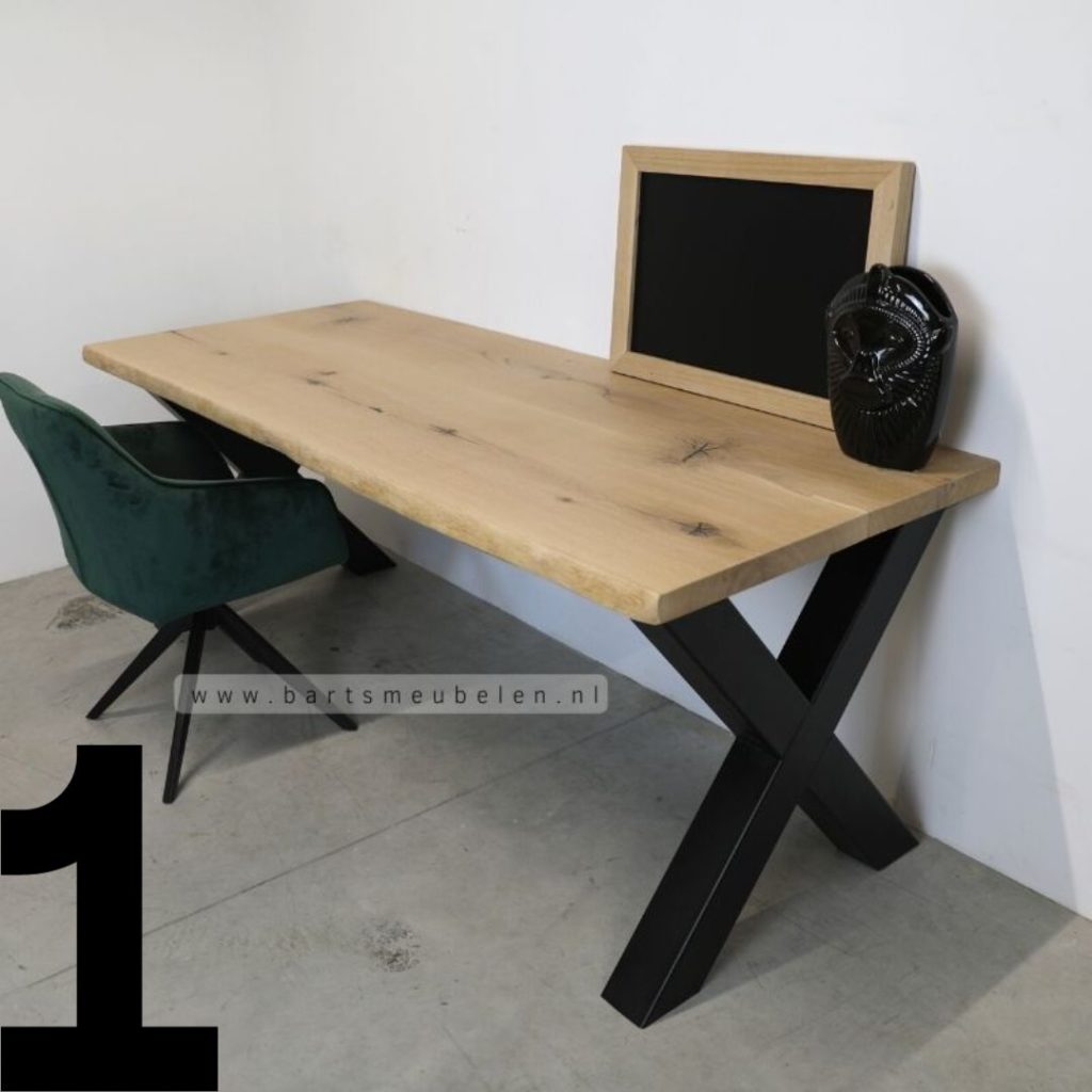 onze top 5 voor een stevig houten bureau; op nummer 1; bureautafel boomstam