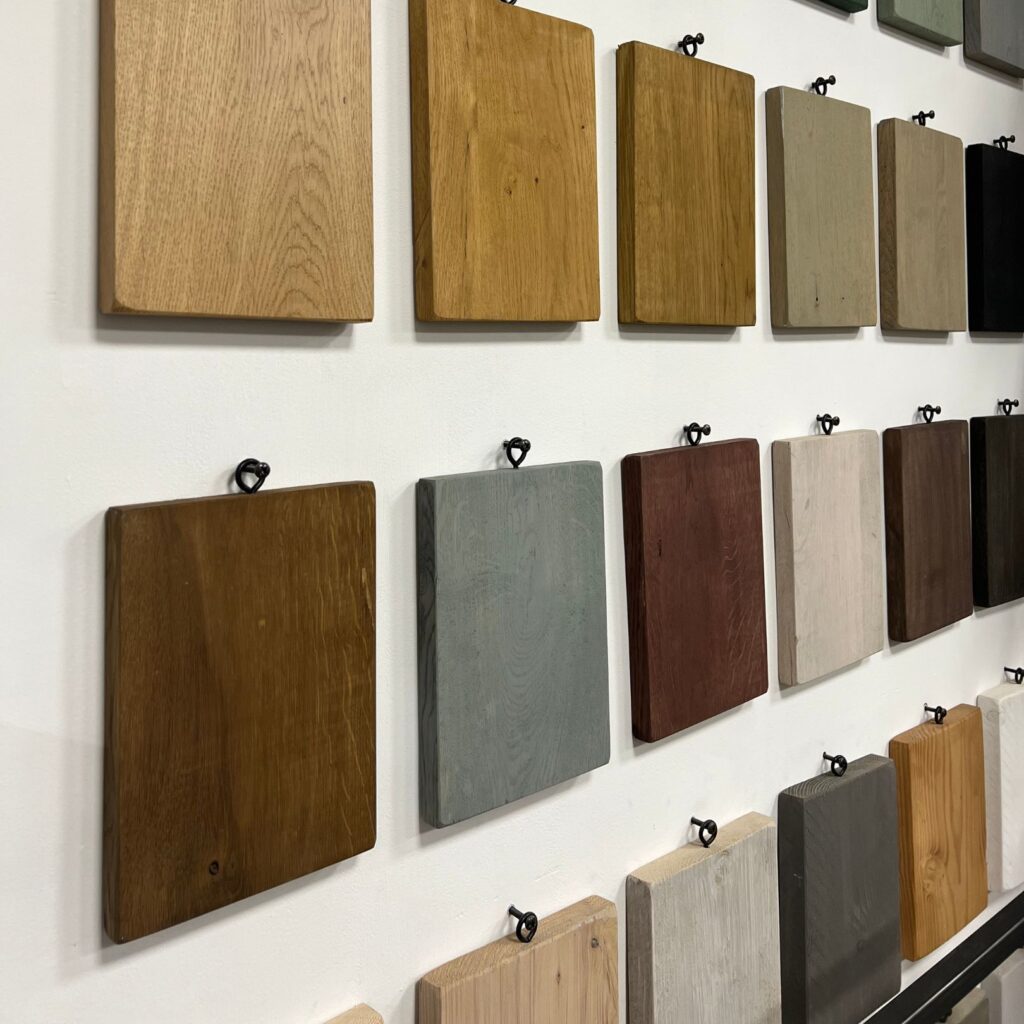 kleurstaaltjes sample eikenhout