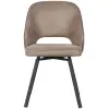 2Eetkamerstoel_Lewis_52x58x84_Cm_Taupe_Micro_Suede_Voorkant.jpg