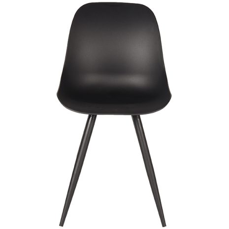 Label51 Eetkamerstoel Monza Zwart voorkant
