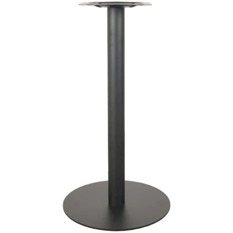 LABEL51 Voordelige Bartafelpoot Enkel - Zwart Metaal Rond 40x40x92cm, diameter 70cm