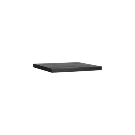 Klein zwart Tafelblad Mango hout - 70x70cm Straight Edge Zwart - Label51