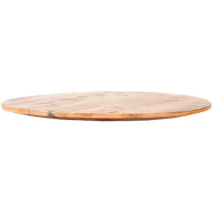 rond Tafelblad Sloppy Edge - Rough Mangohout - 70 cm Sloppy